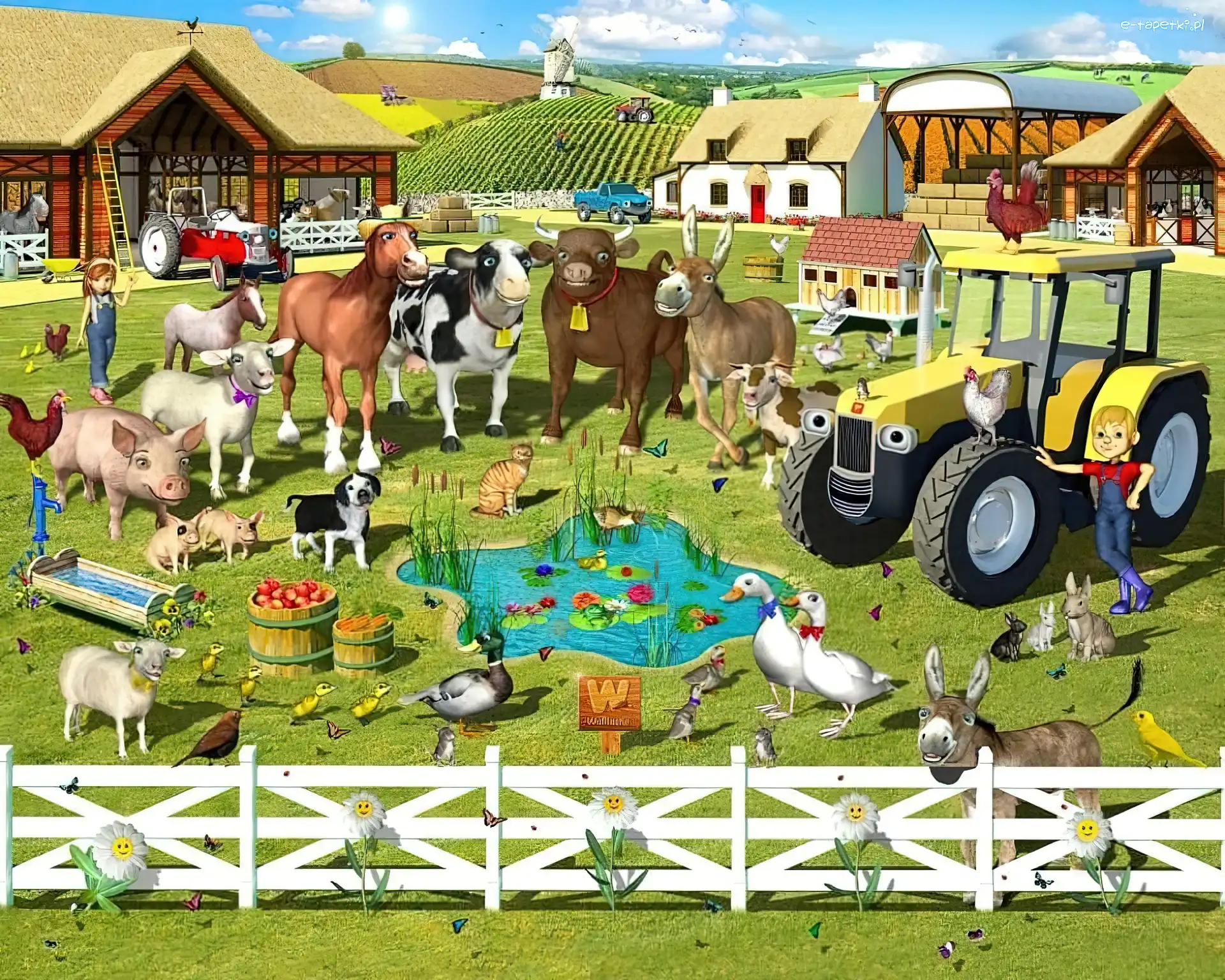Pojazdy, Zwierzęta, Farma
