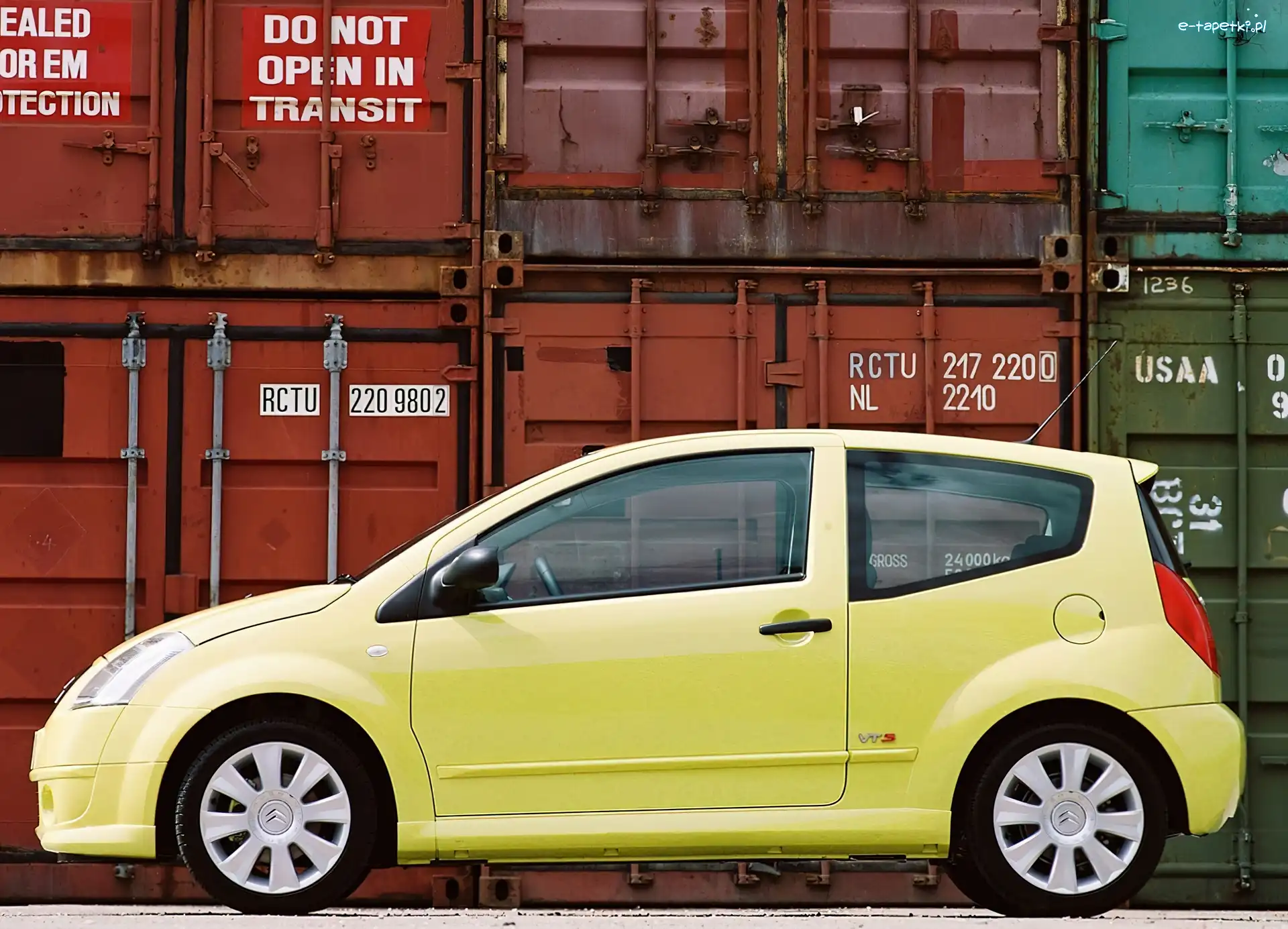 Citroen C2 VTS, Żółty