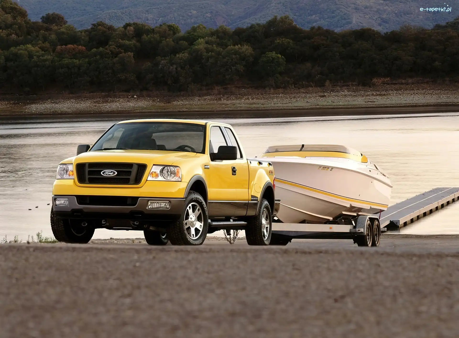 Łódka, Przyczepa, Ford F 150