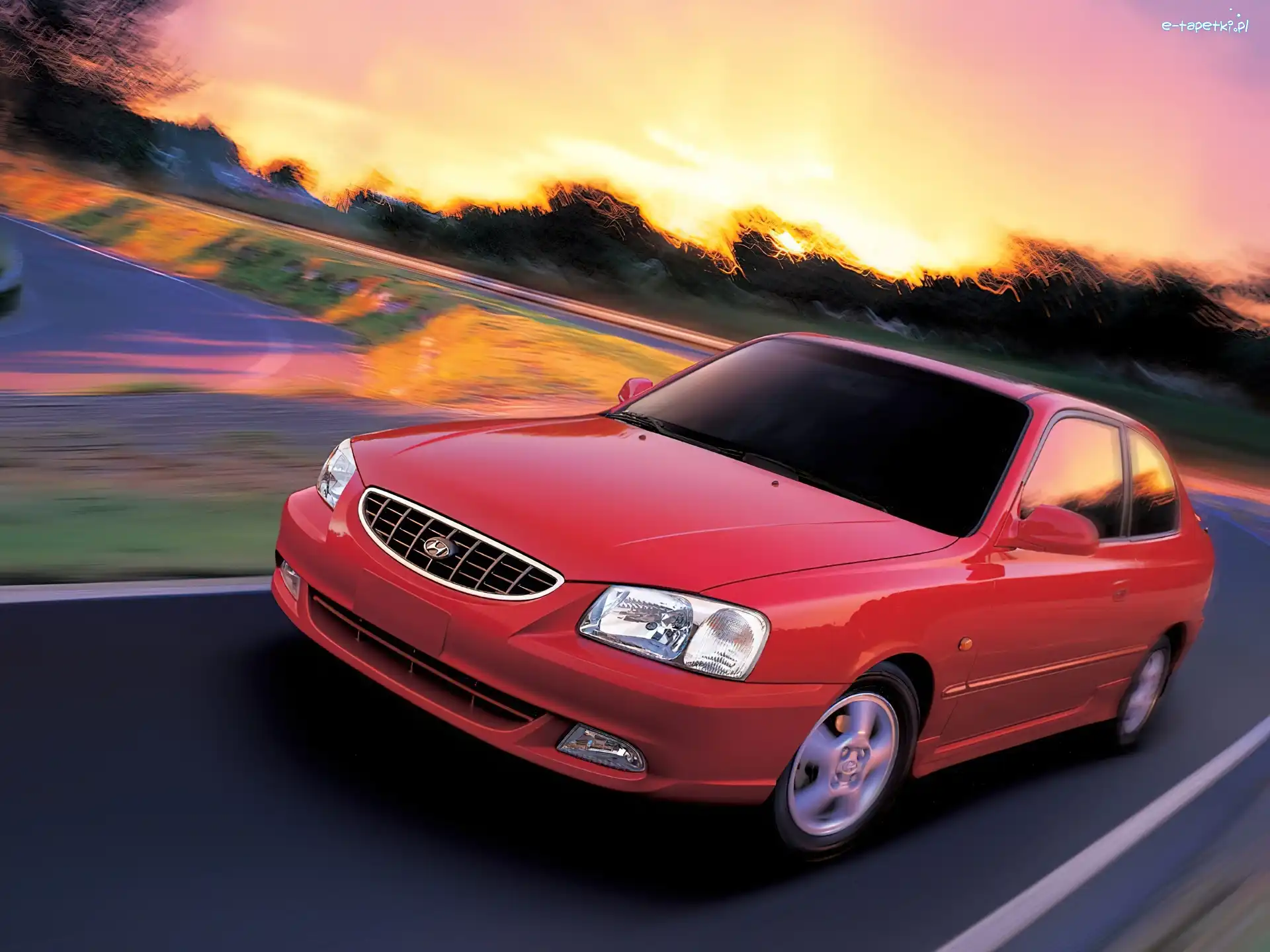 Hyundai Accent, Czerwony