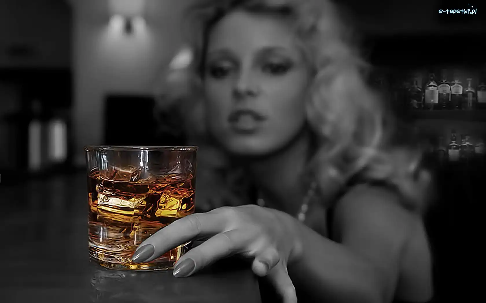 Kobieta, Drink, Alkohol