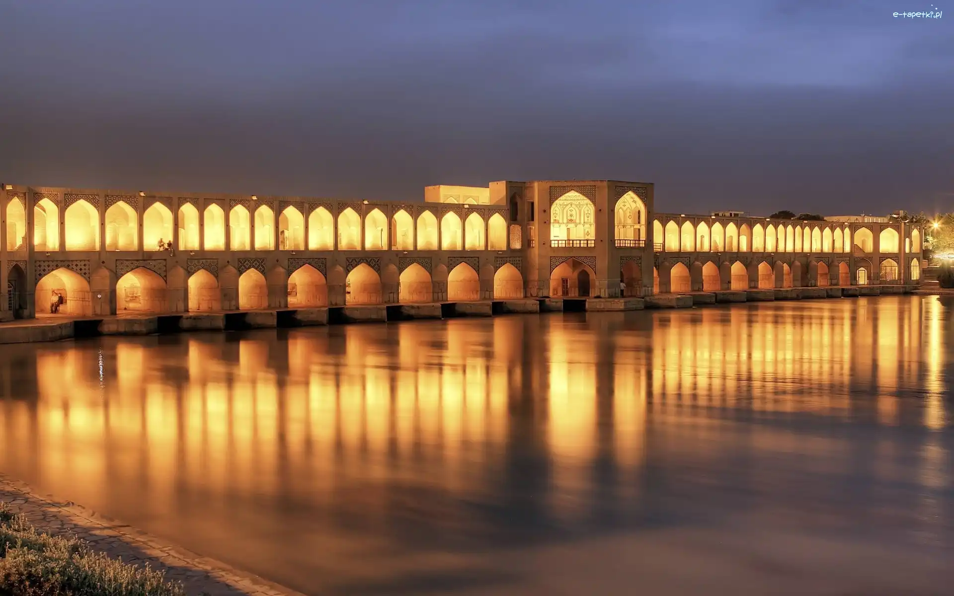 Iran, Bridge, Khaju
