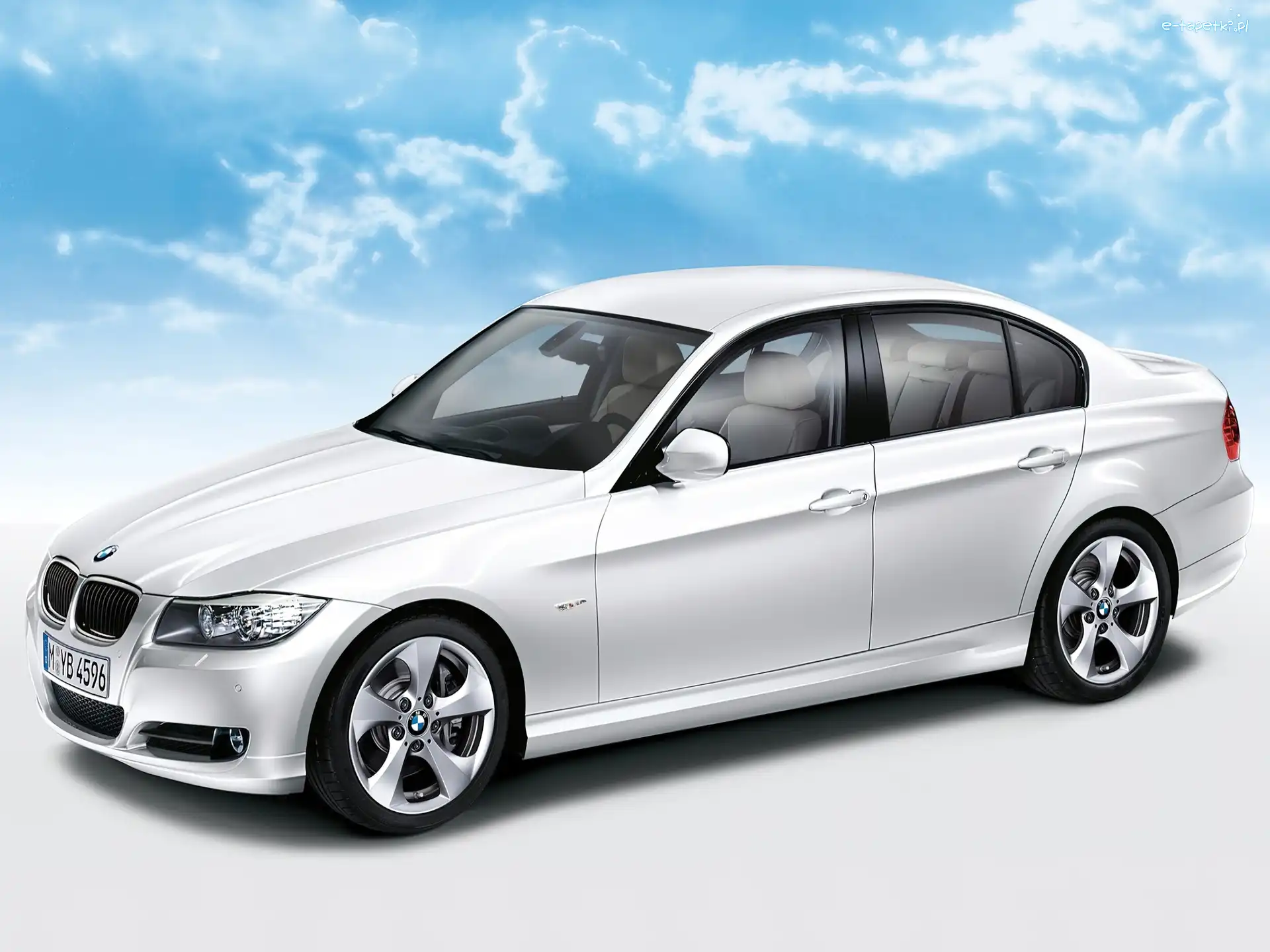 BMW 320d E90, Białe
