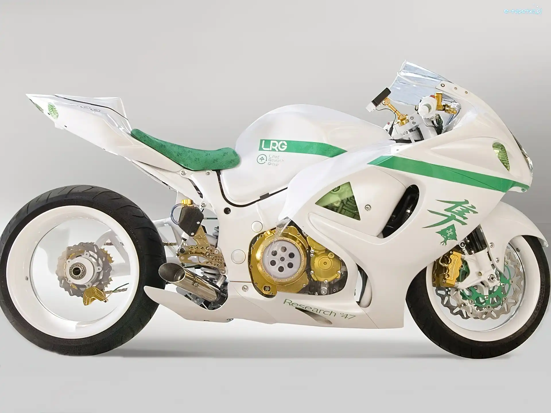 IRG Hayabusa, Motocykl, Biały