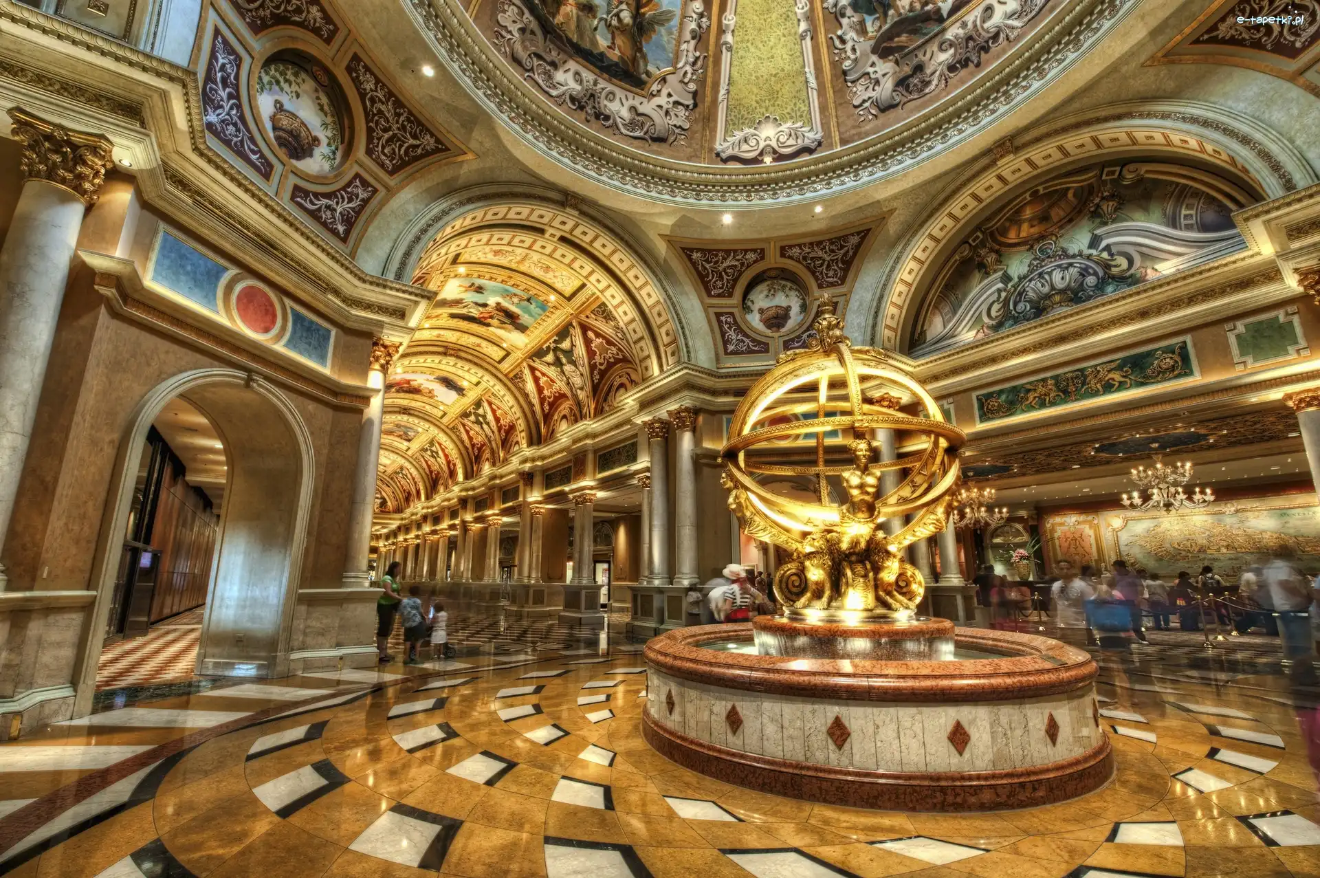 Wnętrze, Weneckiego, Hotelu, USA
, Las Vegas