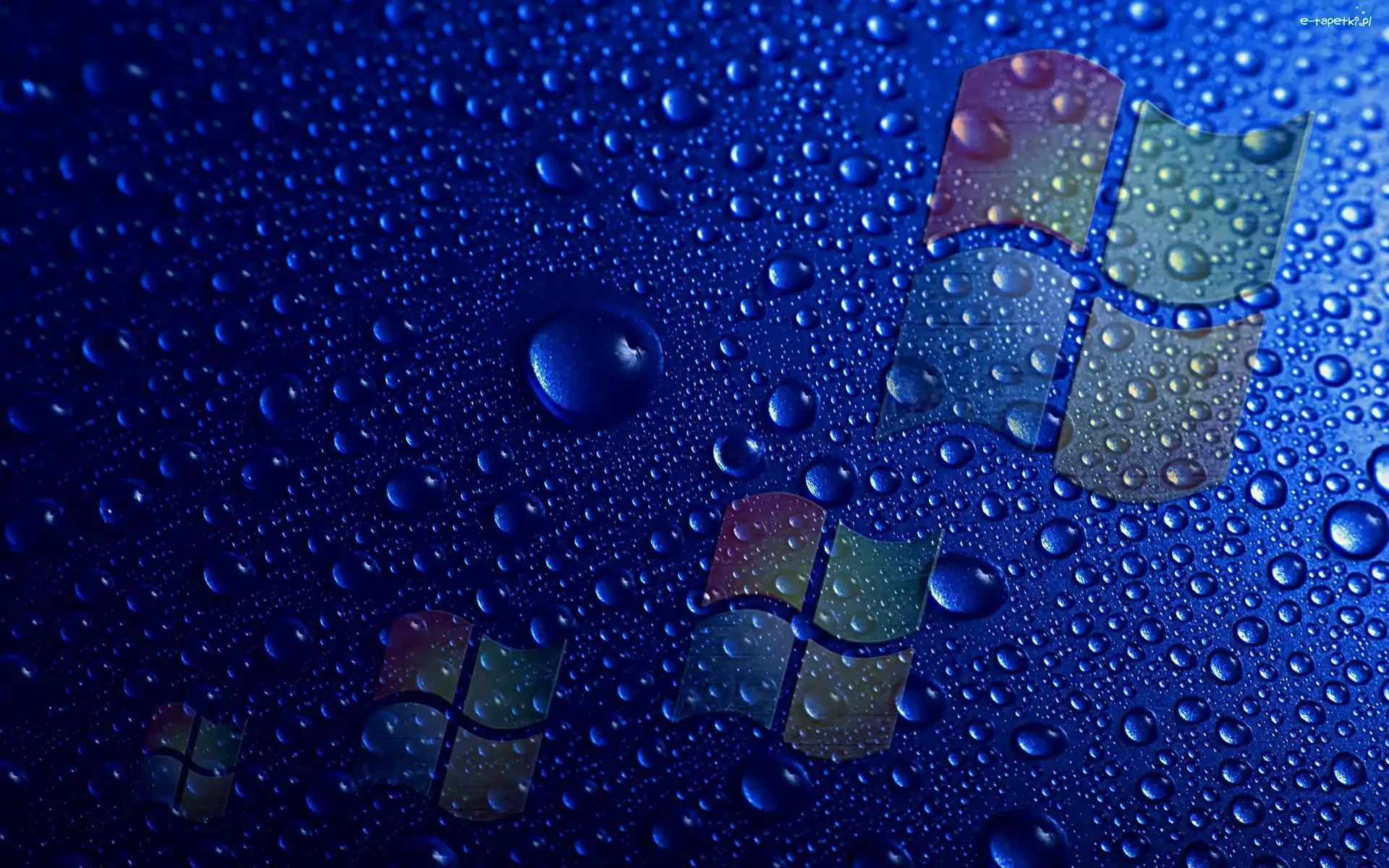 Windows, Krople, Woda