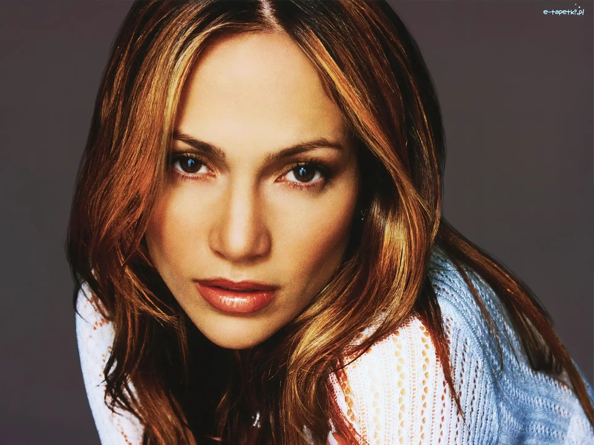 Sweter, Biały, Jennifer Lopez