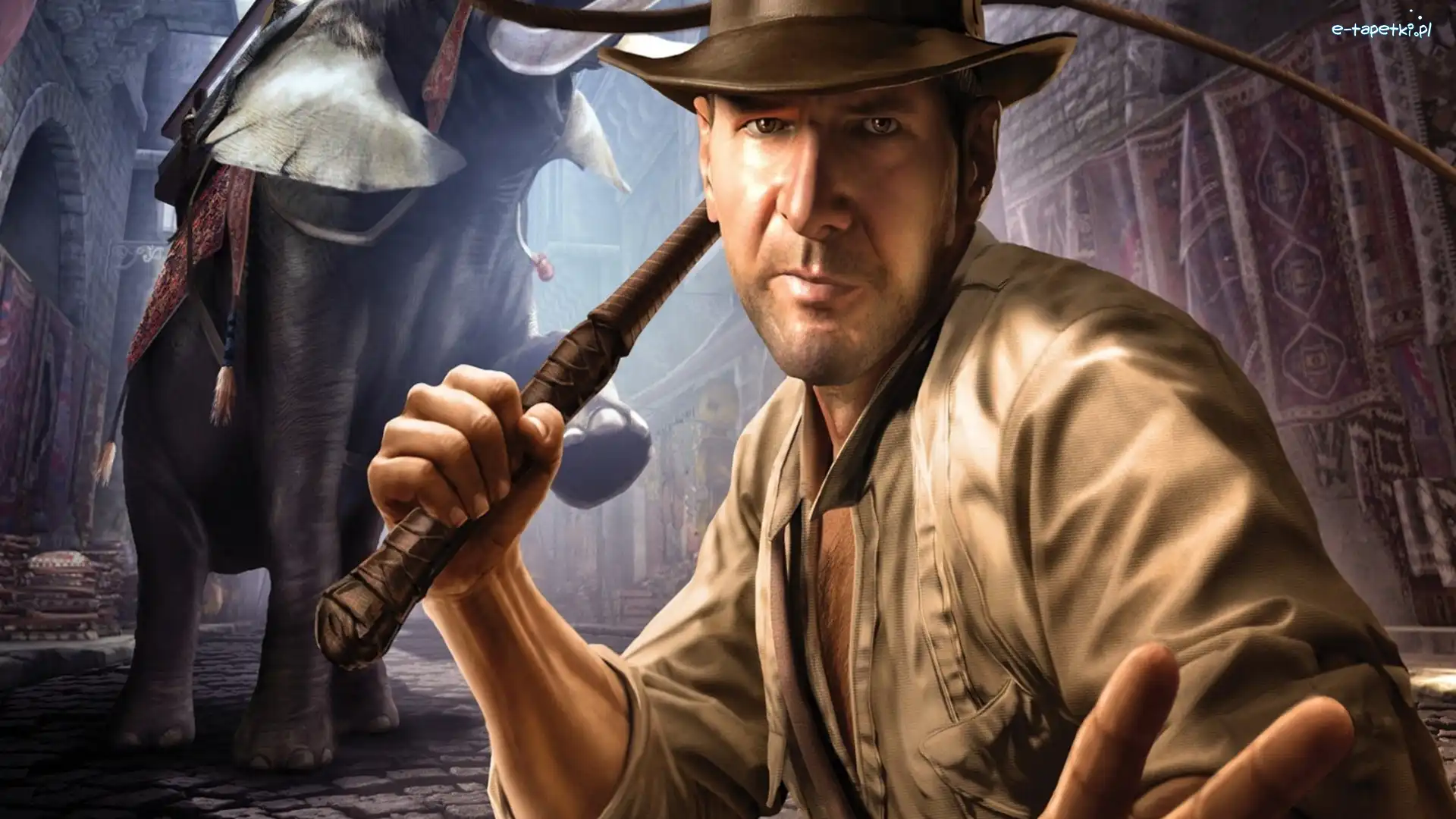 Kapelusz, Indiana Jones, Słoń, Mężczyzna
