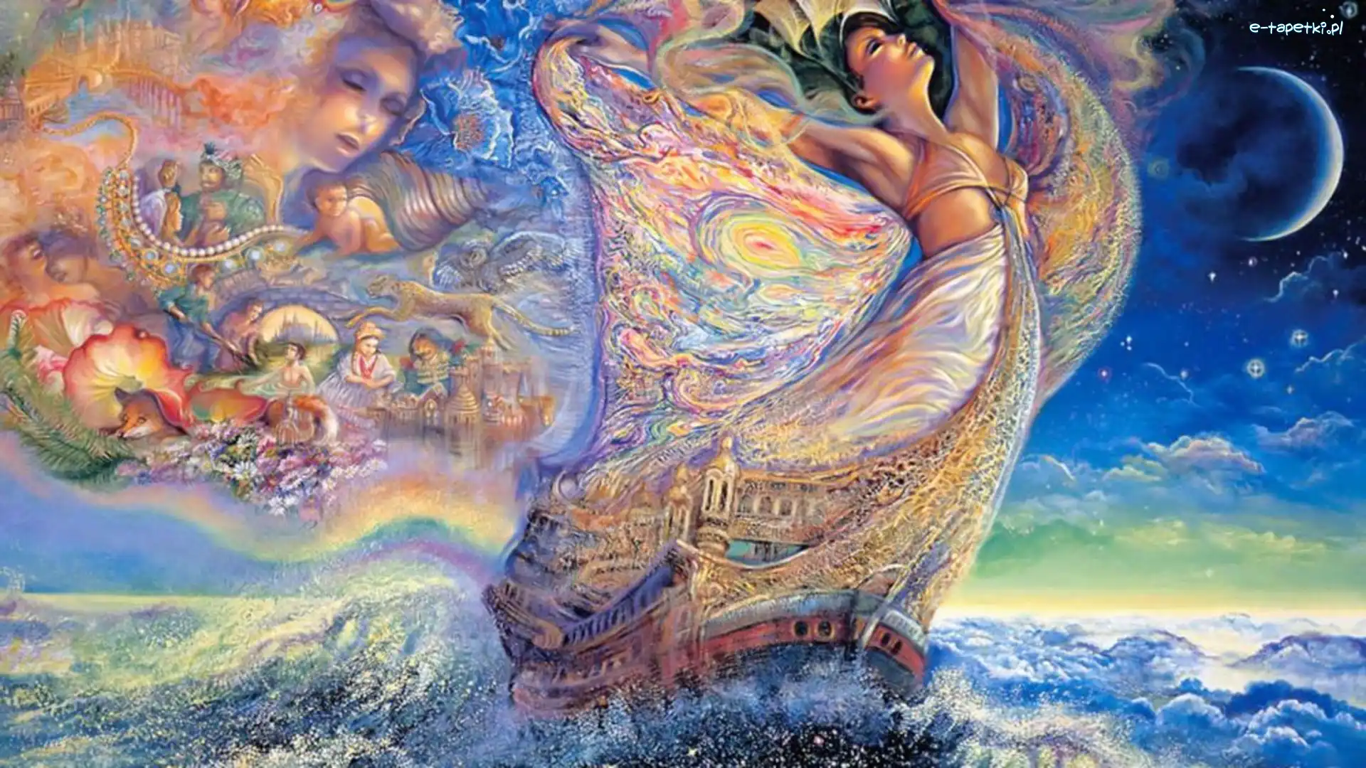 Ocean, Żagiel, Kobieta