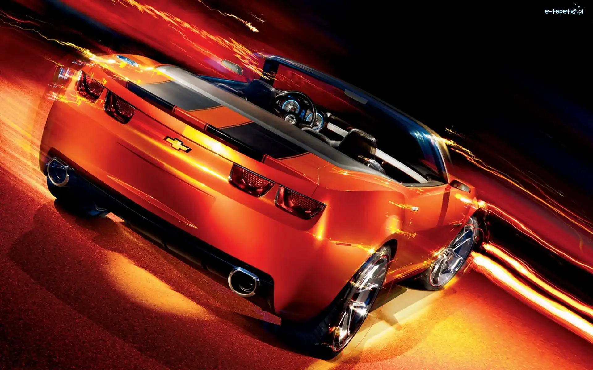 Światła, Grafika, Chevrolet Camaro