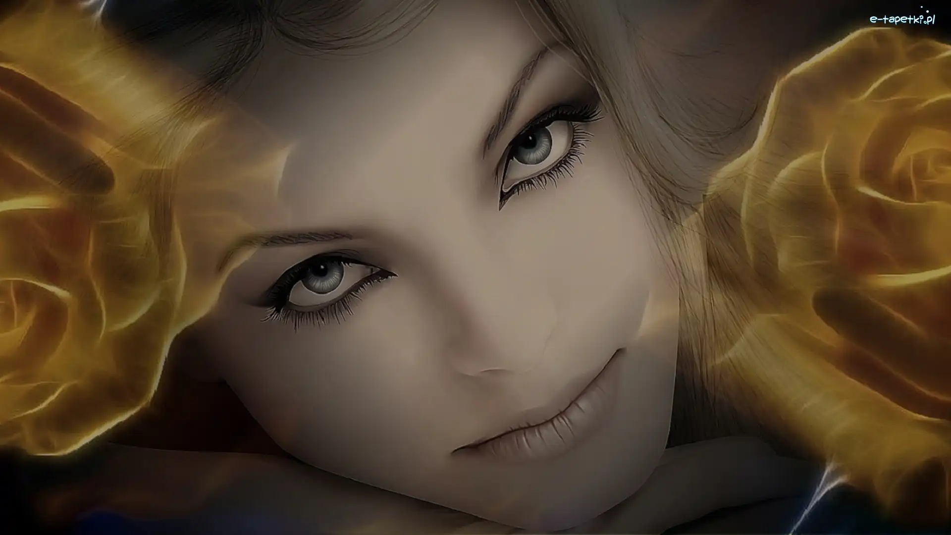 Yvonne Catterfeld, Grafika, Róże, Piosenkarka