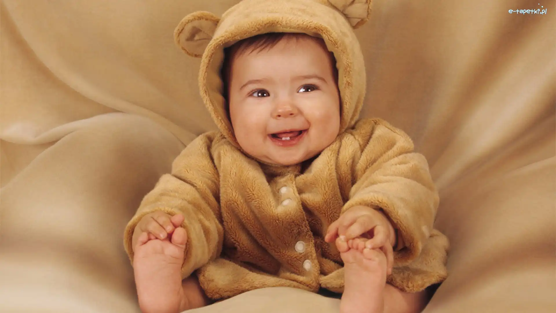 Mały, Anne Geddes, Miś, Dziecko