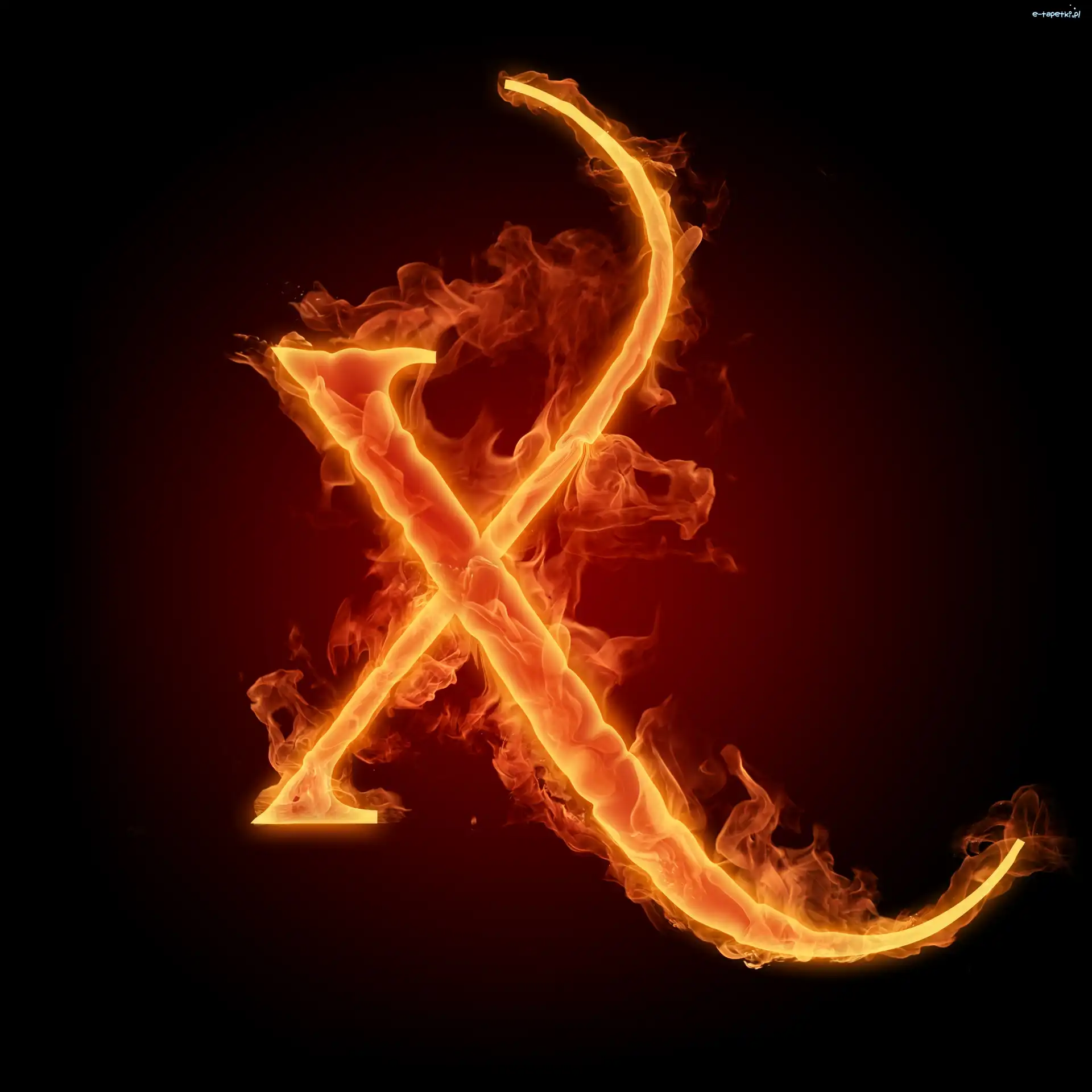 X, Litera, Ognista
