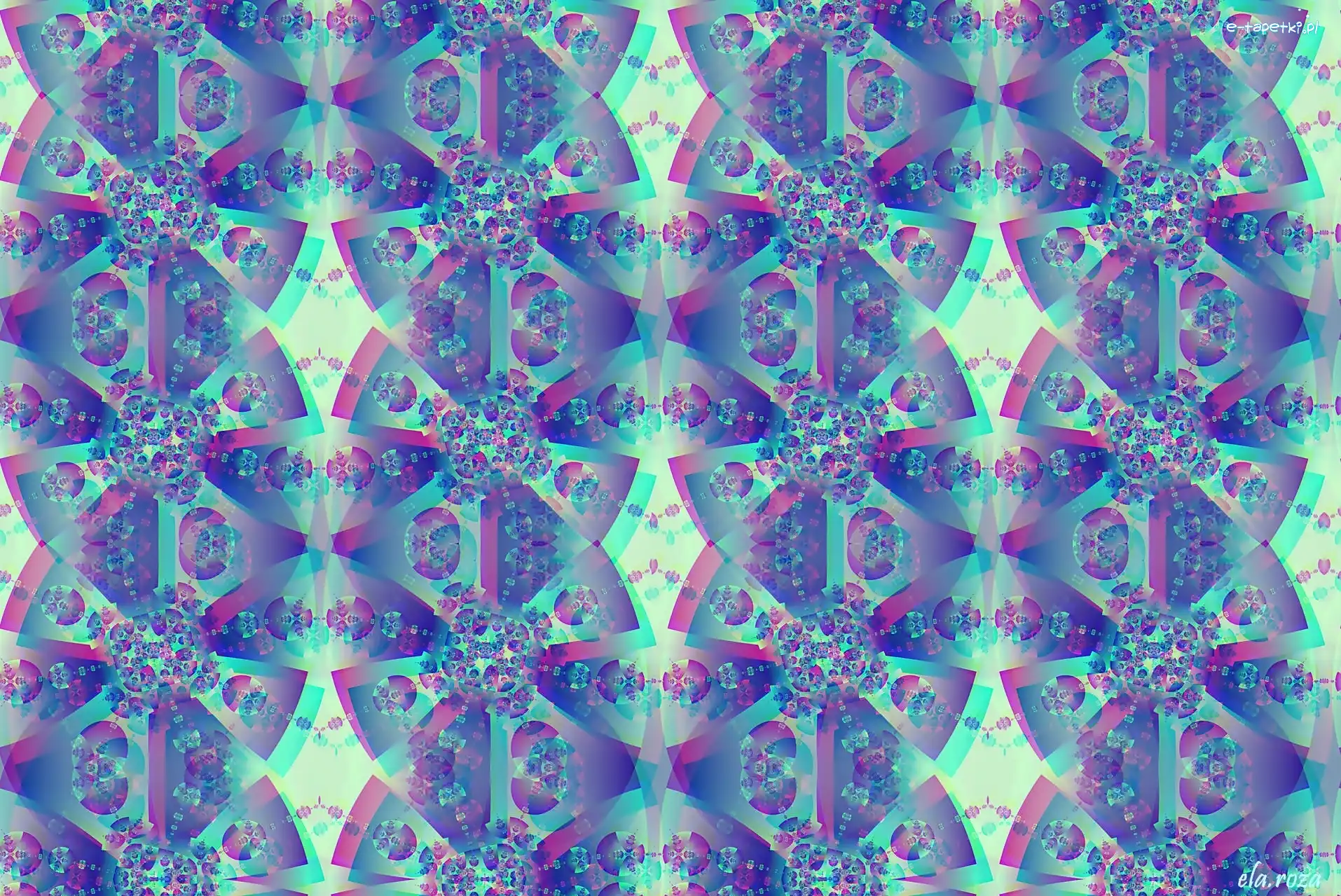 Fraktale, Wzory, Kolorowe