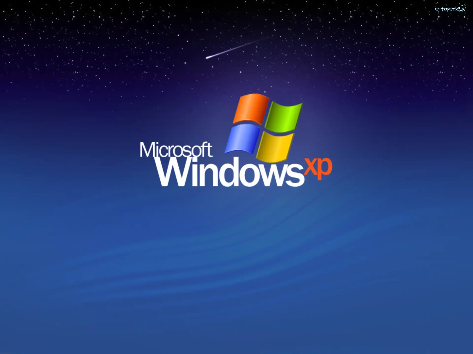 gwiazda, niebo, Windows XP