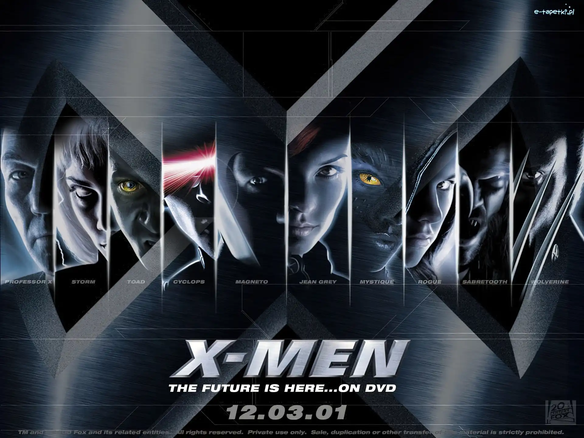 Postacie, X-men, Film
