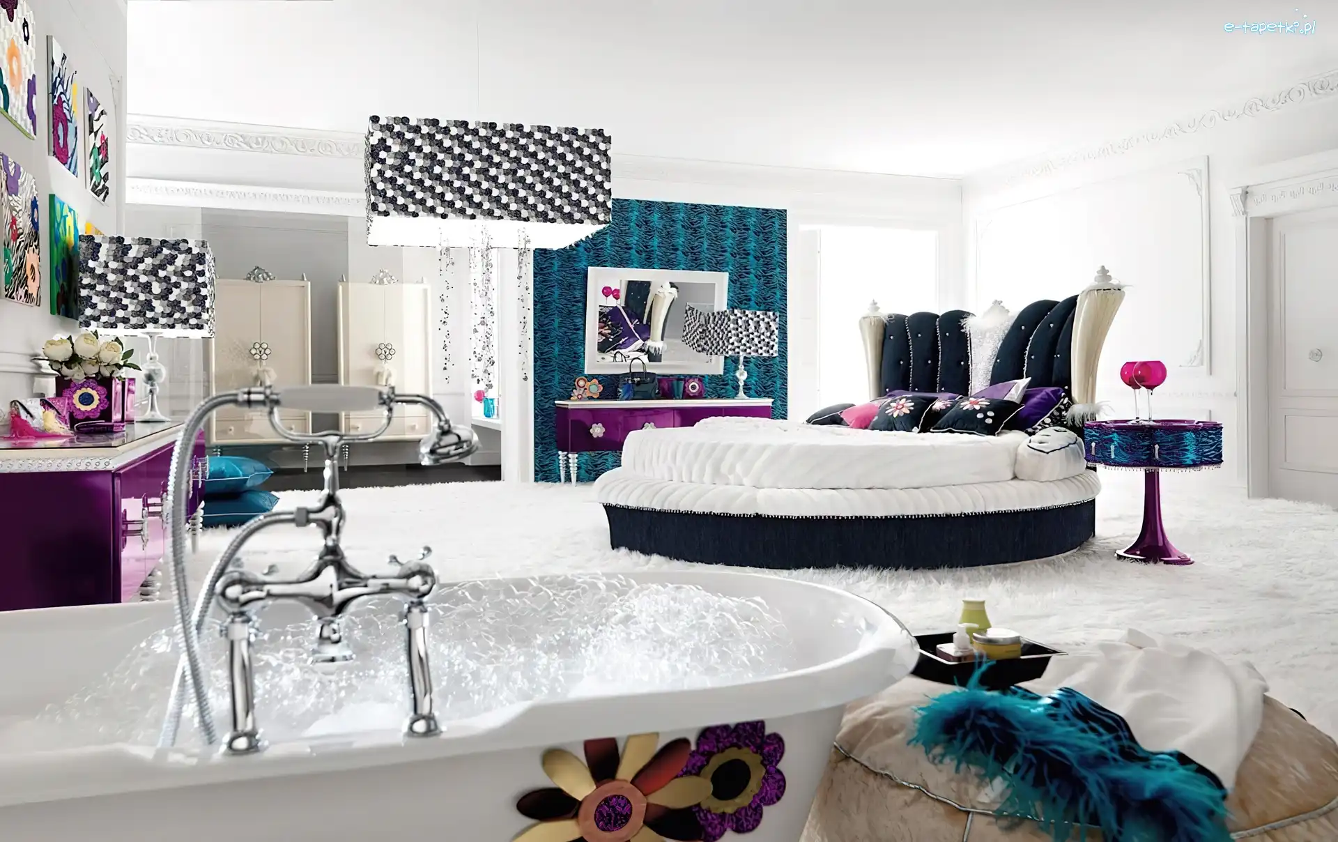 Luksus, Wanna, Sypialnia, Hotel
