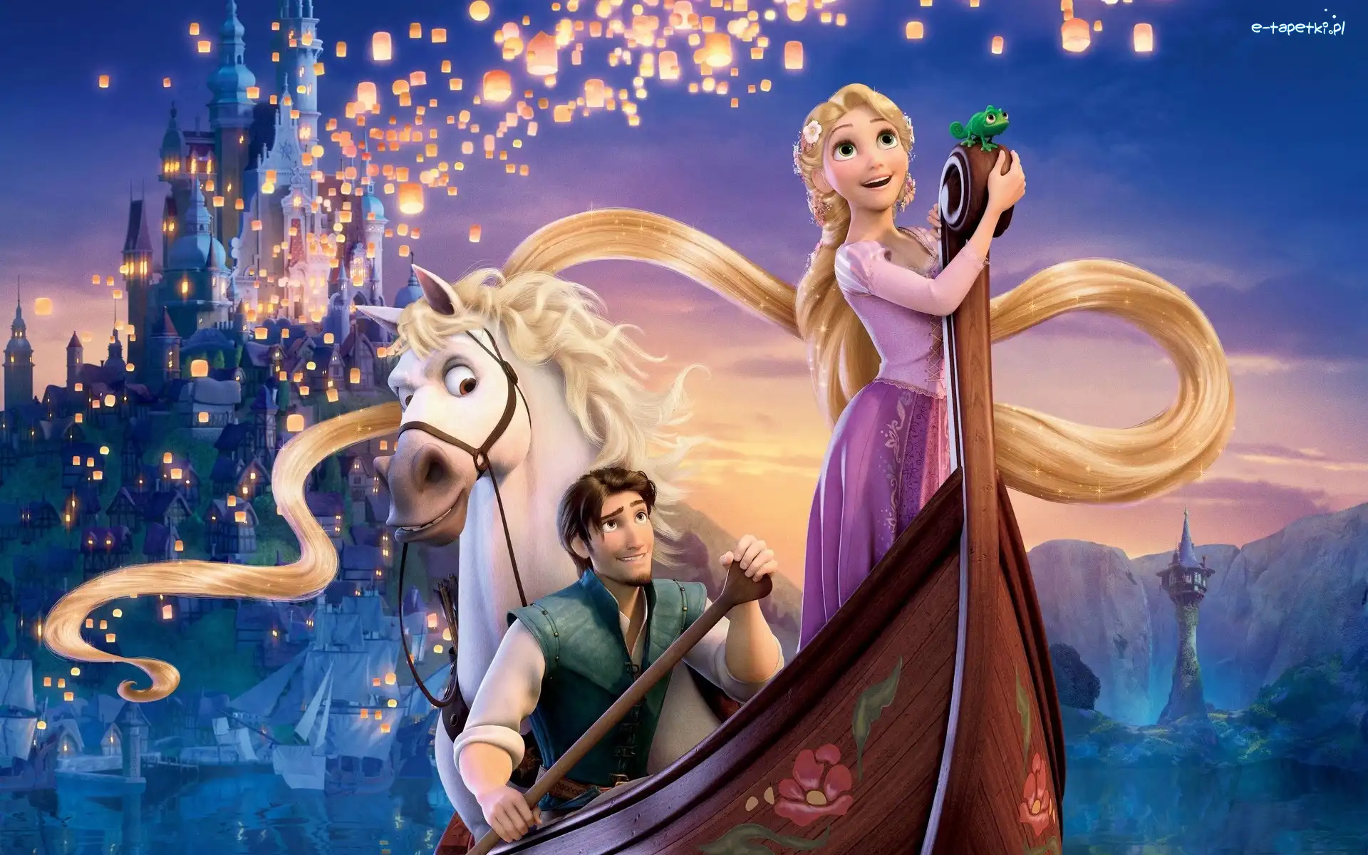 Tangled, Postacie, Łódź, Zaplątani