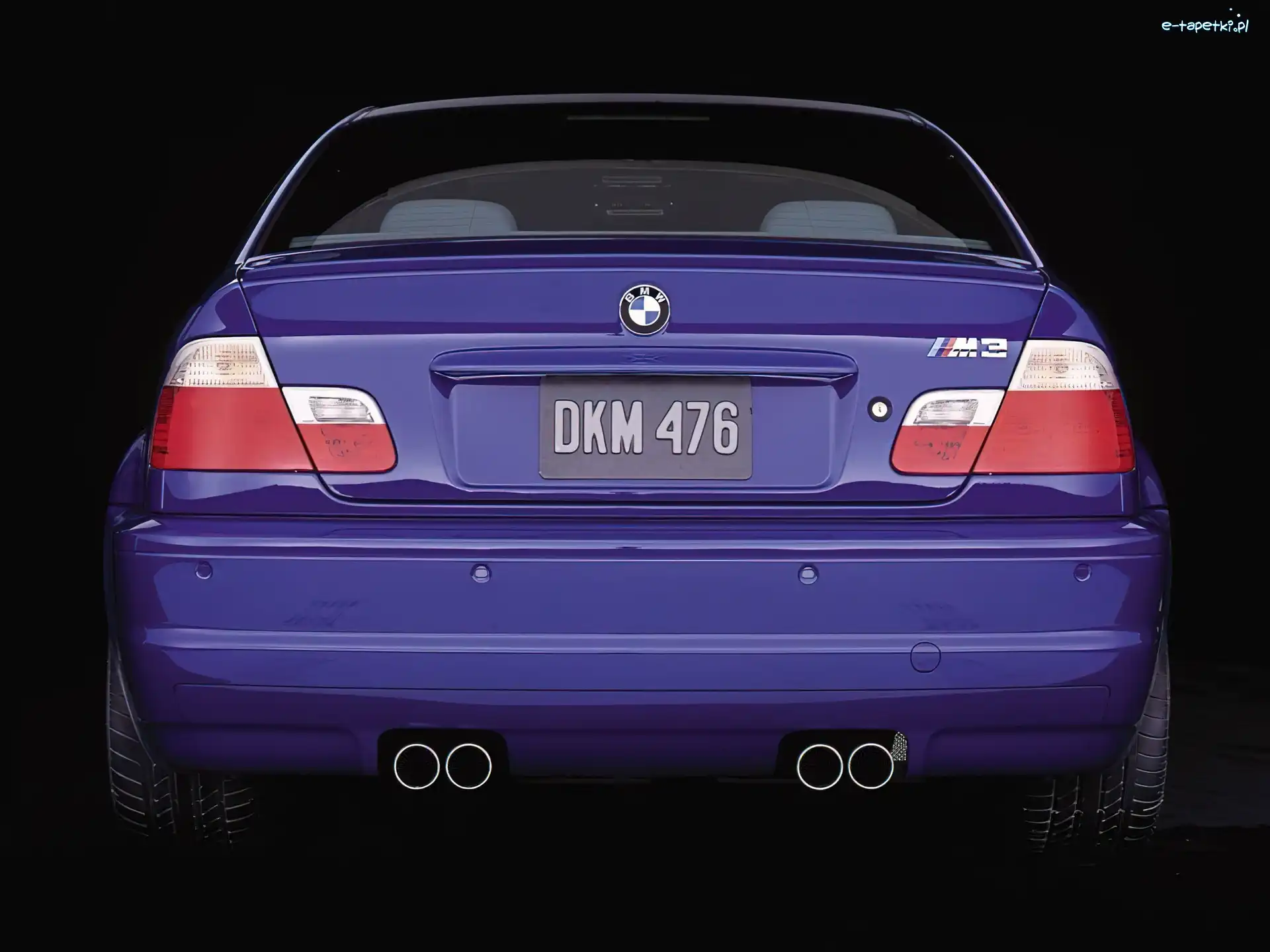 Tył, DKM 476, BMW M3