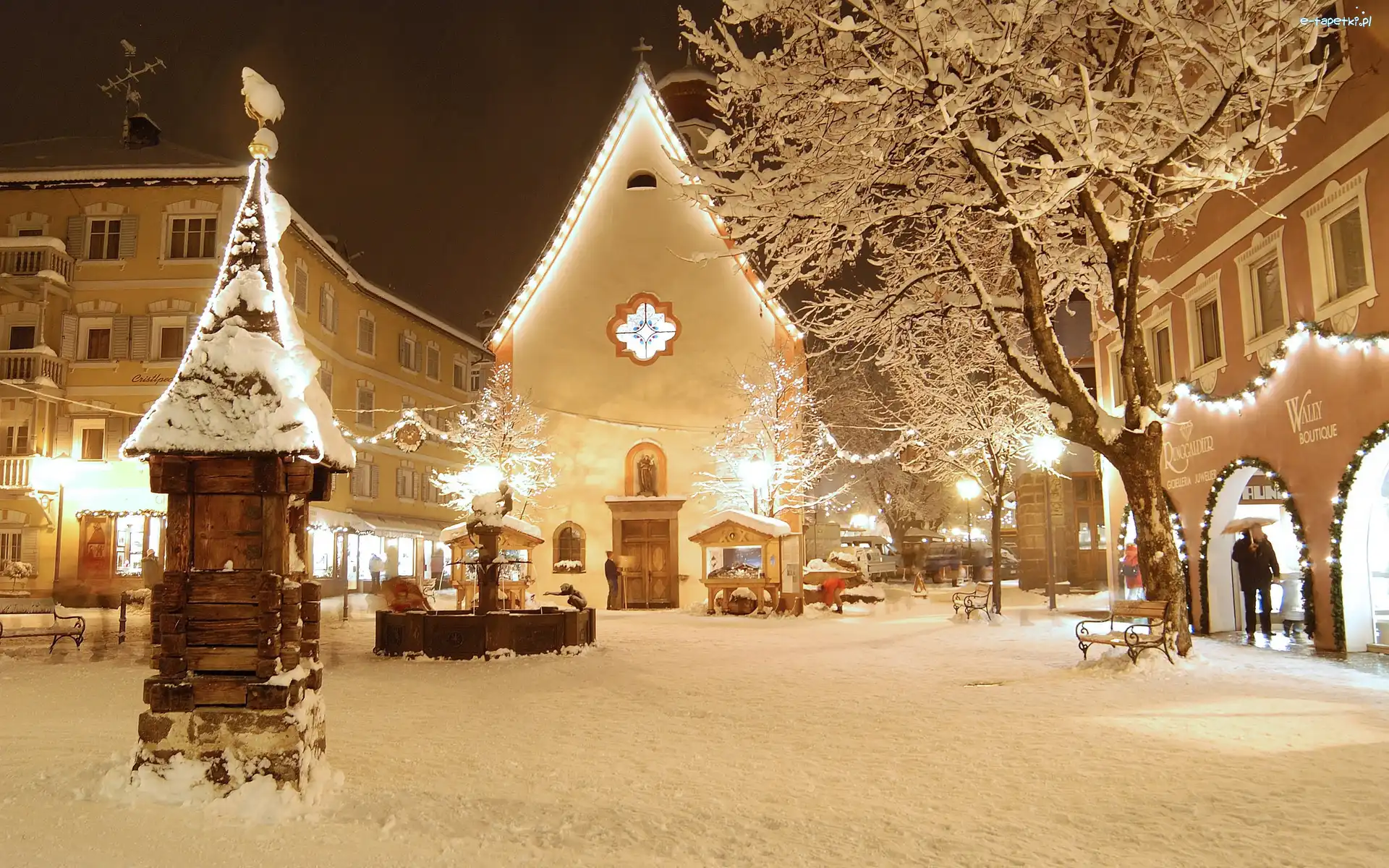 Miasto, Śnieg, Zima