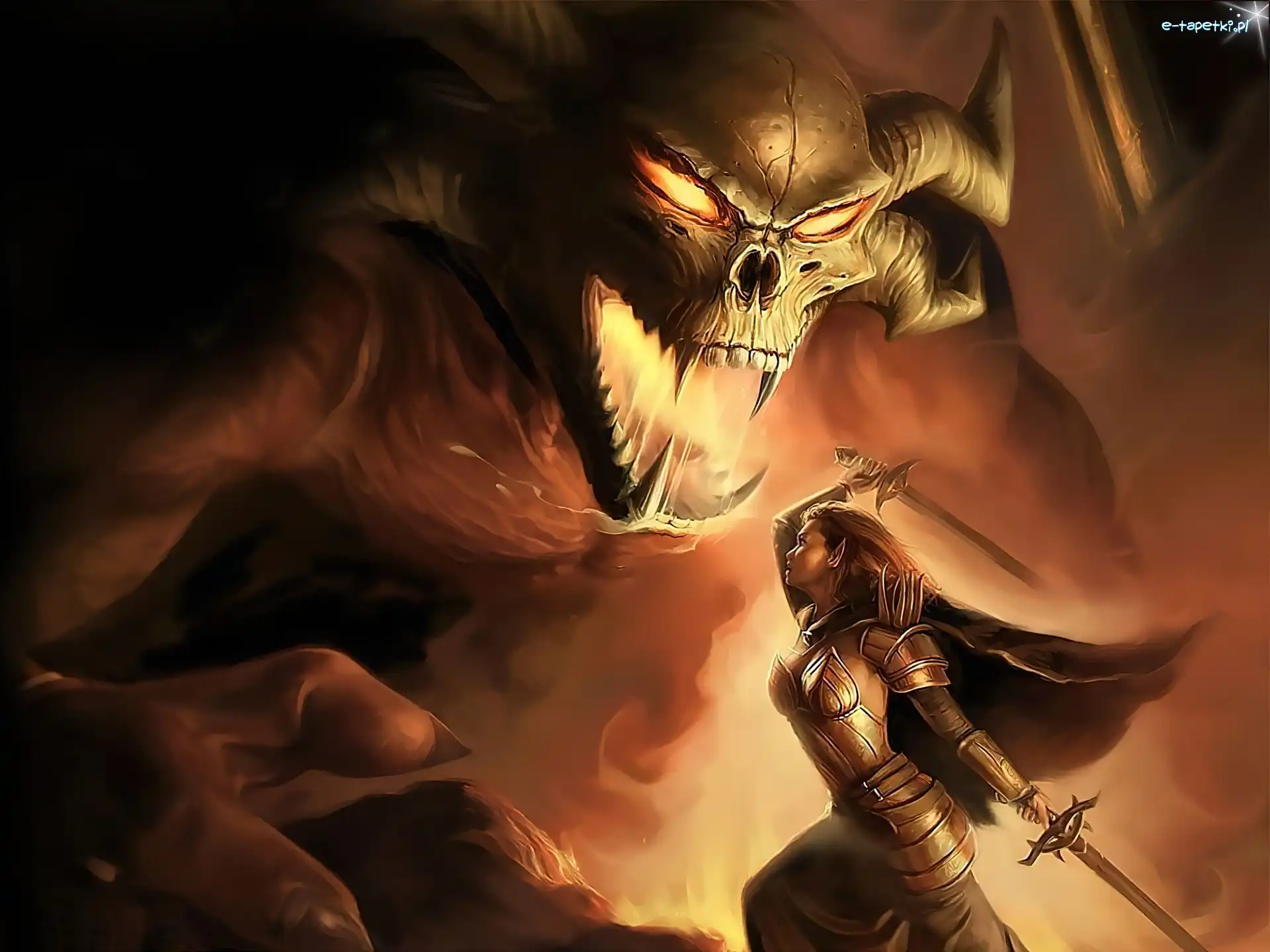 Kobieta, Demon, Walka