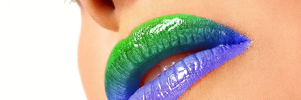 Usta, Kolorowe, Kobieta
