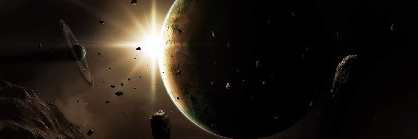 Kosmos, Asteroidy, Planety