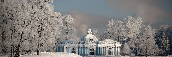 Carskie Sioło, Letni, Pałac, Zima, Park