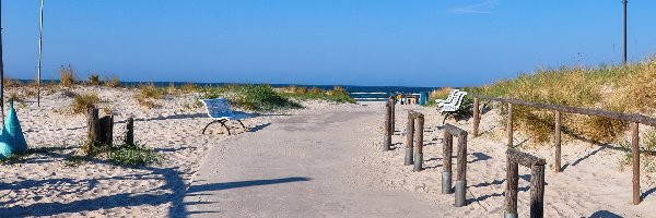 Dojście, Wydmy, Plaża