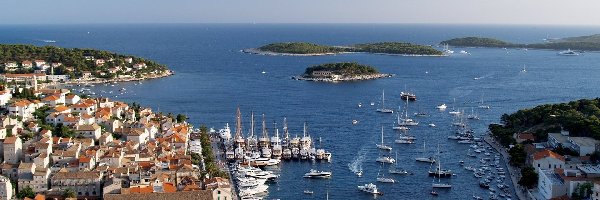 Miasto, Chorwacja, Hvar, Wyspy