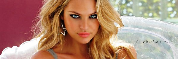 Napis, Blondynka, Candice Swanepoel