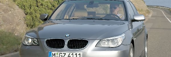 Srebrne, E60, BMW 5, Droga, Góry