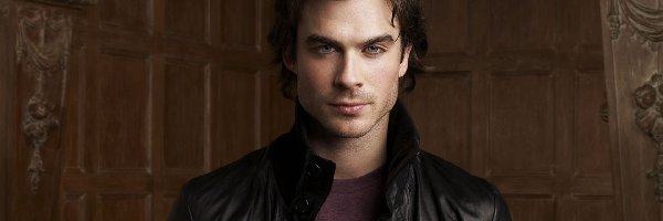 Aktor, Kurtka, Skórzana, Ian Somerhalder