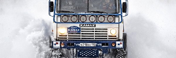 Śnieg, Kamaz, Rajdowy