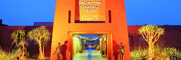 Namibia, Hotel, Wejście, Sossusvlei Lodge