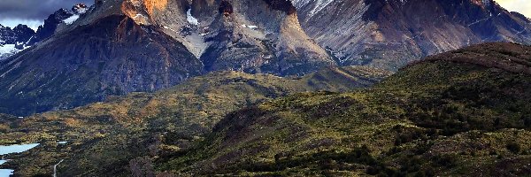 Patagonia, Del Paine, Góry