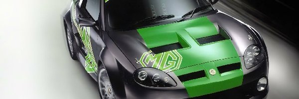 MG, Samochód, Zielono-czarny