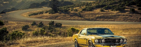 Mustang, Góry, Droga, Ford