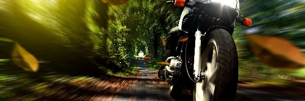Pęd, Droga, Motocykl