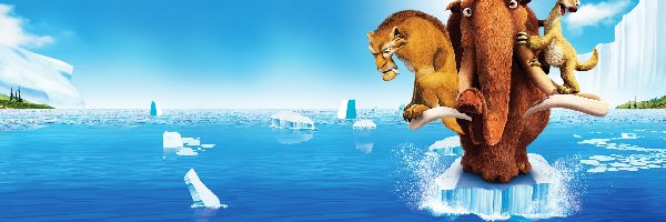 Leniwiec, Ice Age, Mamut, Tygrys, Epoka lodowcowa, Bajka