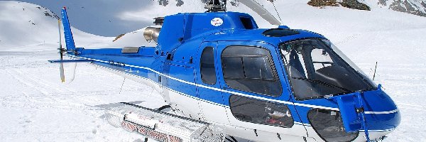 Helikopter, Śnieg, Góry