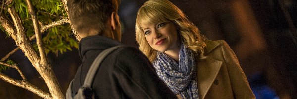 Kobieta, Mężczyzna, Emma Stone, Rozmowa, Makijaż