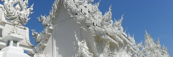 Biała Świątynia, Tajlandia, Miasto Chiang Rai, Świątynia Wat Rong Khun