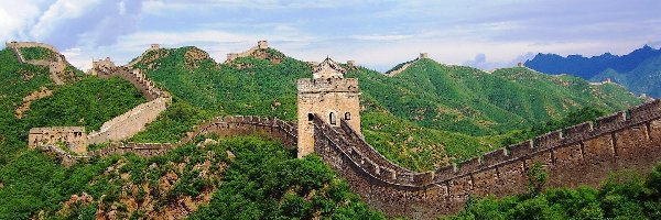 Panorama, Chiny, Wielki Mur Chiński