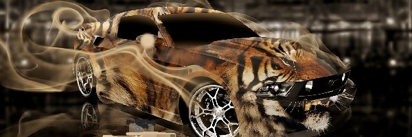 Samochód, 3D, Fantasy