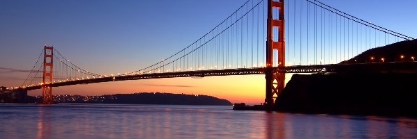 Wiszący, Golden Gate, Most, San Francisco