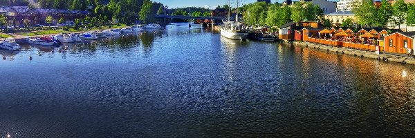 Panorama, Finlandia, Porvoo, Miasto