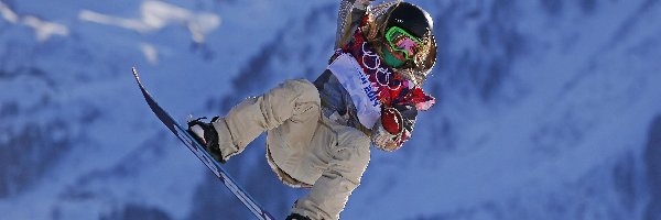Sochi, Slopestyle, Złoty, Jamie Anderson, Snowbording, Olimpiada, Medalista