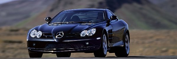 czarny metalik, Mercedes SLR