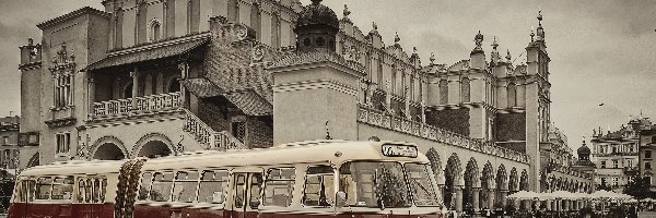 Autobus, Ogórek, Jelcz, Kraków, Sukiennice